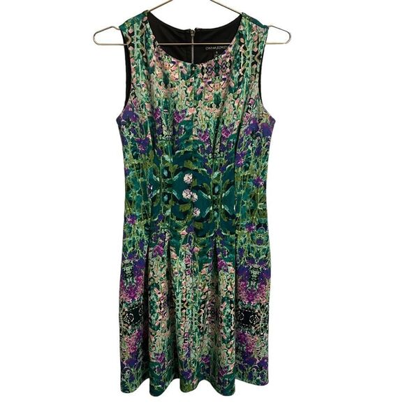 Cynthia Rowley Floral Sleeveless Fit & Flare Dress Size 6 - Picture 1 of 9